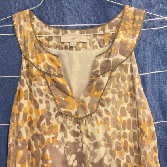 LOFT Animal Print Dress - Picture 2 of 5